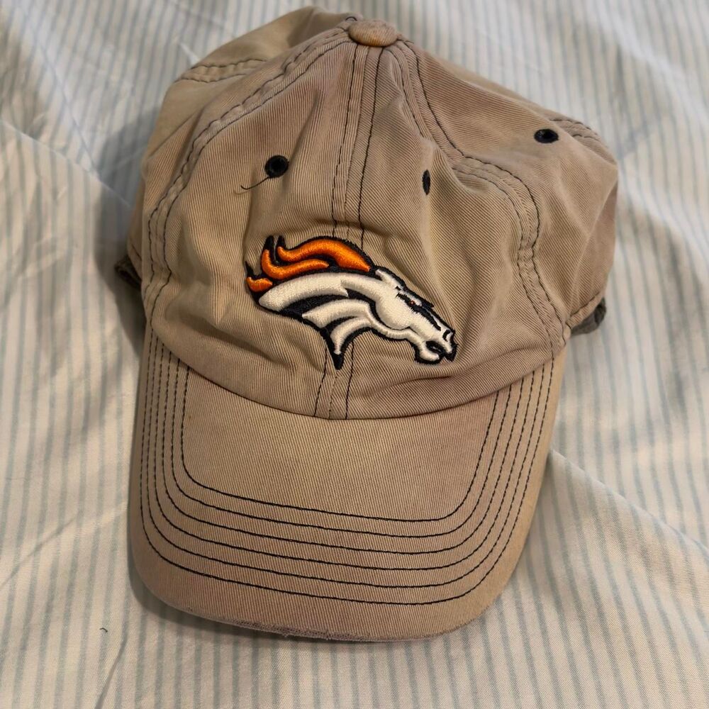 Reebok NFL Denver Broncos Adjustable Strapback Hat Tan #NFL #broncos